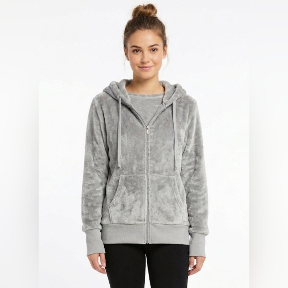 ACX Active Super Soft Grey Zip-Up Hoodie ☁️🩶